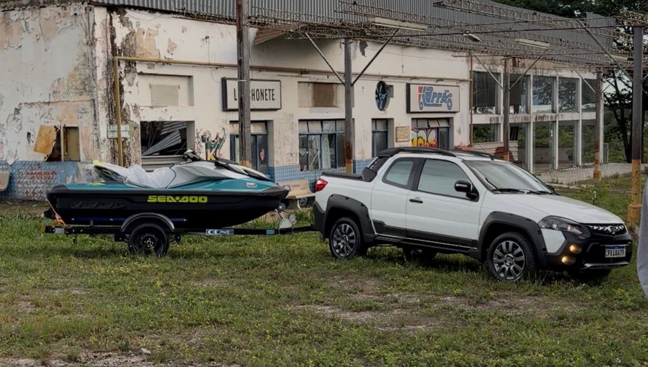 Imagem da campanha Strada + Jet ski modelo 2026 ou 80 mil no pix