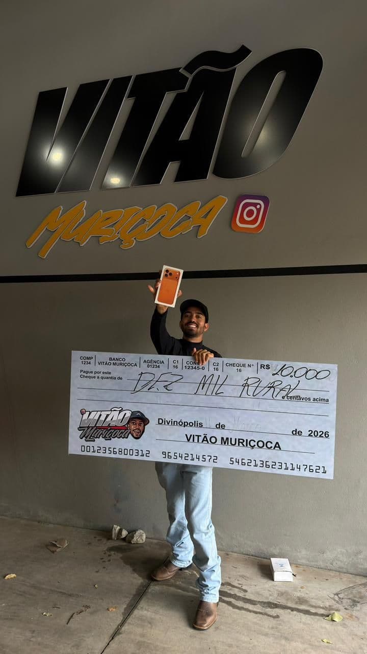 Imagem da campanha 4° Edição Iphone 17 pro max + 10 mil reais no pix