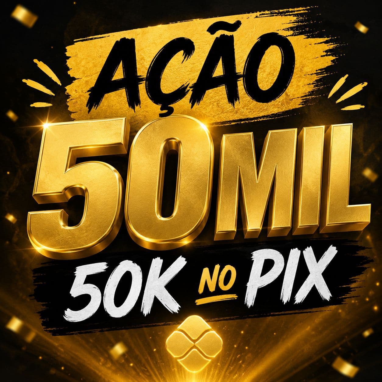 Imagem da campanha Acao 50 mil no pix